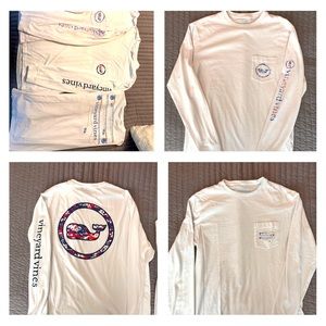 3 Longsleeve Vineyard Vine ts.